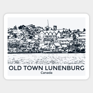 Old Town Lunenburg - Canada Magnet
